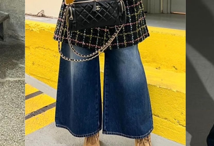 Fashion Jeans Celana Baggy Yang Besar Bagian Bawah