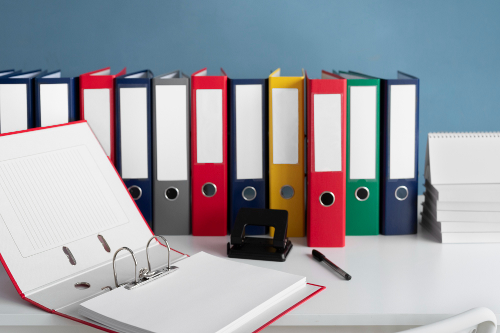 Penyimpanan Dokumen Dengan Binder Atau Catatan