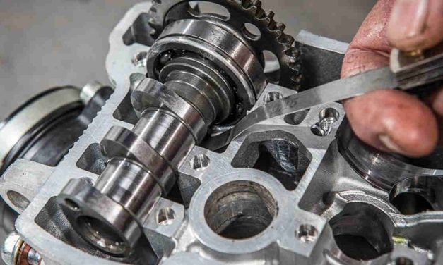 Bagian Motor Pada Sebuah Komponen Klep Kendaraan