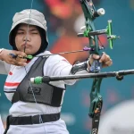 Olahraga Ketepatan Panahan Dengan Sebuah Busur