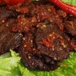 Makanan Indonesia Dendeng Dengan Daging Sapi