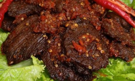 Makanan Indonesia Dendeng Dengan Daging Sapi