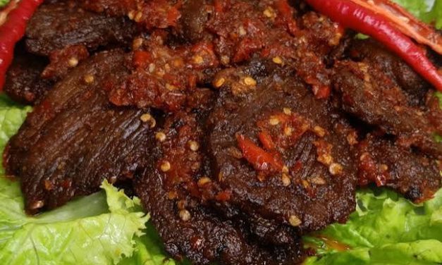 Makanan Indonesia Dendeng Dengan Daging Sapi