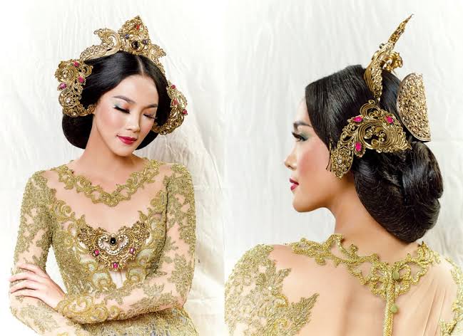 Sebuah Benda Tradisional Konde Atau Sanggul Tatanan Rambut